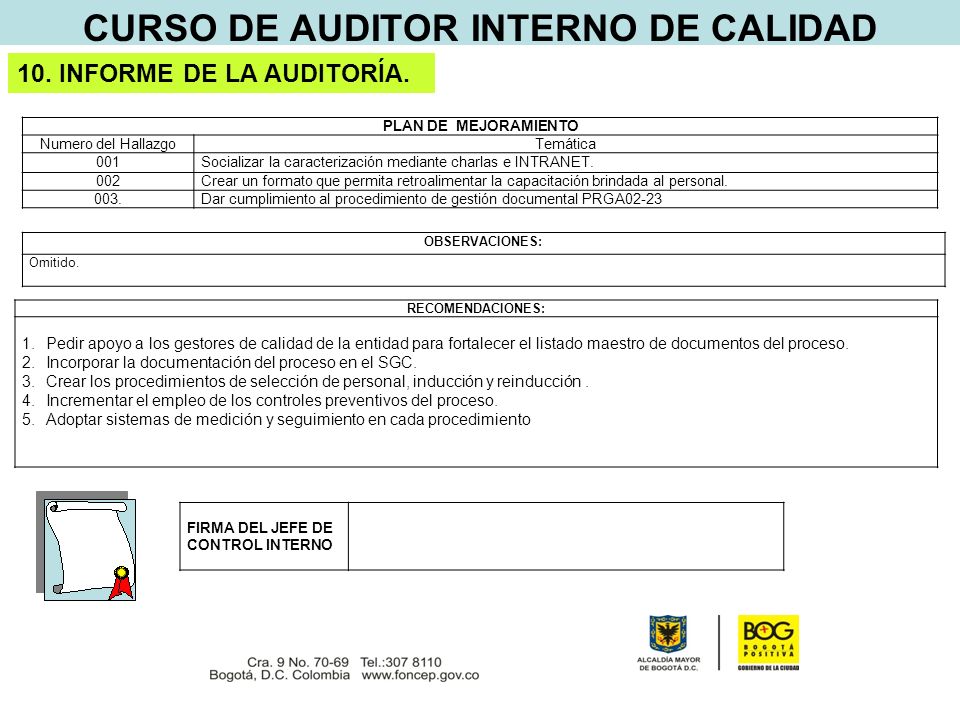 Curso de auditor