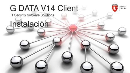G DATA V14 Client Instalación