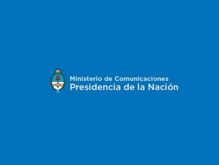 Conferencia Mundial de Desarrollo de las Telecomunicaciones 2017 Presentación ARGENTINA REUNIÓN DE 2017.