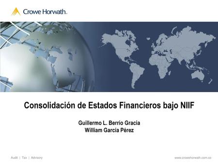 Consolidación de Estados Financieros bajo NIIF