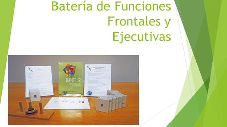 Batería de Funciones Frontales y Ejecutivas.