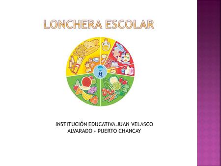 INSTITUCIÓN EDUCATIVA JUAN VELASCO ALVARADO – PUERTO CHANCAY.