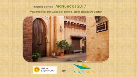 Itinerario de viaje – Marruecos 2017