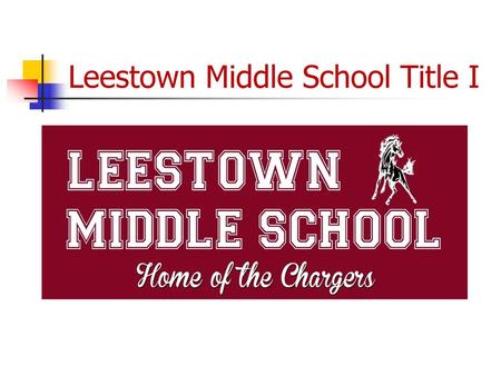 Leestown Middle School Title I