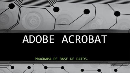 PROGRAMA DE BASE DE DATOS.