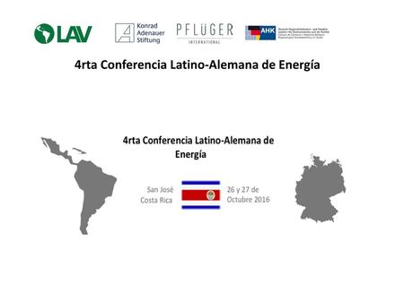 4rta Conferencia Latino-Alemana de Energía