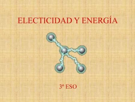 ELECTICIDAD Y ENERGÍA 3º ESO.