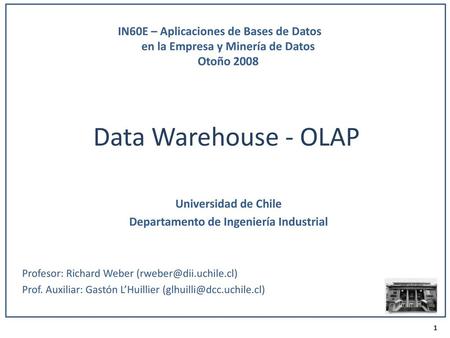 Data Warehouse - OLAP.