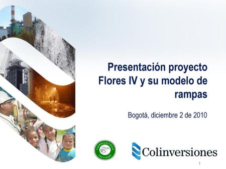 Presentación proyecto Flores IV y su modelo de rampas