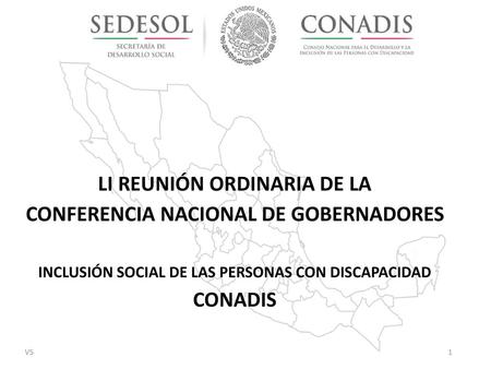 LI REUNIÓN ORDINARIA DE LA CONFERENCIA NACIONAL DE GOBERNADORES