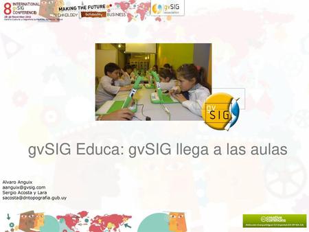 gvSIG Educa: gvSIG llega a las aulas