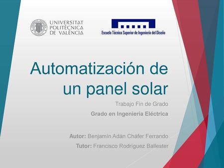 Automatización de un panel solar