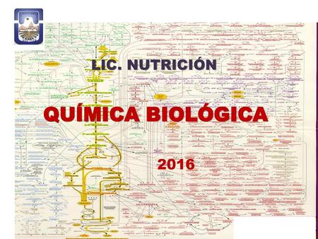 LIC. NUTRICIÓN QUÍMICA BIOLÓGICA 2016.