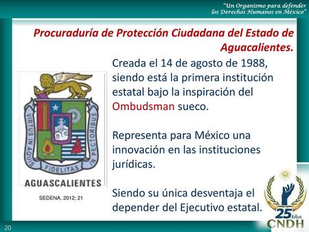 Procuraduría de Protección Ciudadana del Estado de Aguacalientes.