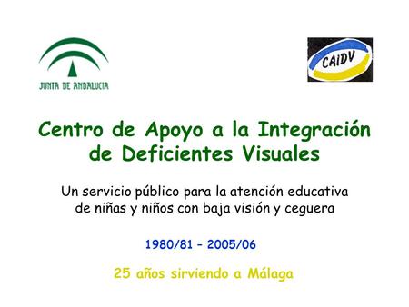 Centro de Apoyo a la Integración de Deficientes Visuales