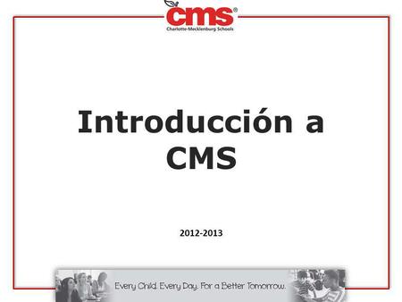 Introducción a CMS 2012-2013.