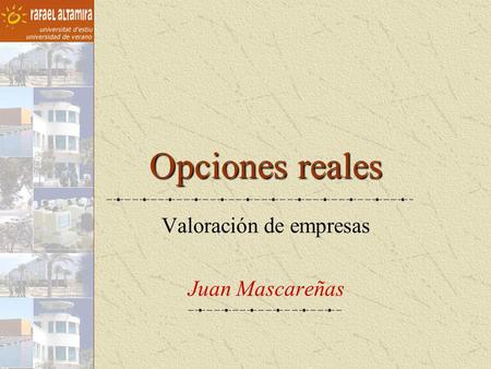 Valoración de empresas Juan Mascareñas