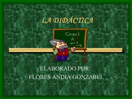 ELABORADO POR: FLORES ANDIA GONZABEl