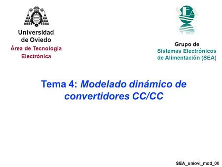 Tema 4: Modelado dinámico de convertidores CC/CC