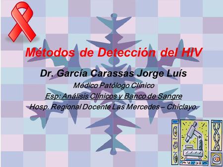 Métodos de Detección del HIV