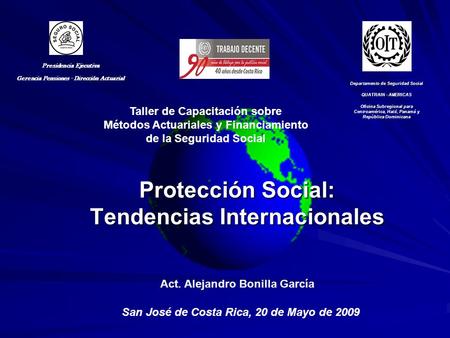 Protección Social: Tendencias Internacionales