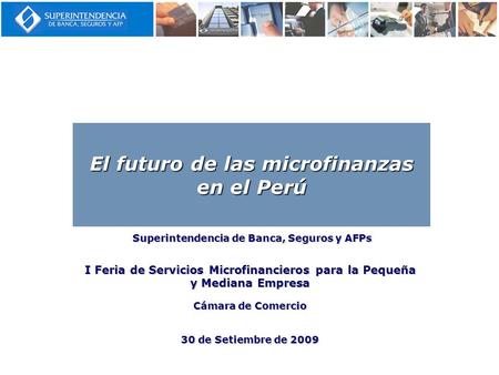 El futuro de las microfinanzas en el Perú