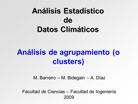 Análisis Estadístico de Datos Climáticos