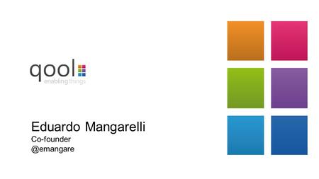 Eduardo Mangarelli Co-founder @emangare.