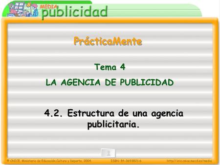 4.2. Estructura de una agencia publicitaria.