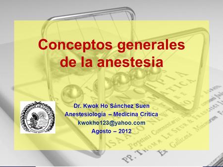 Anestesiología – Medicina Crítica