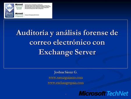 Auditoría y análisis forense de correo electrónico con Exchange Server