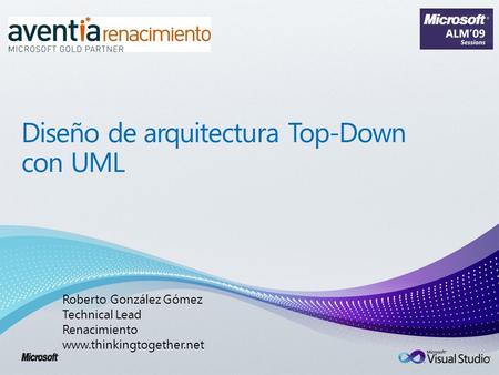 Diseño de arquitectura Top-Down con UML
