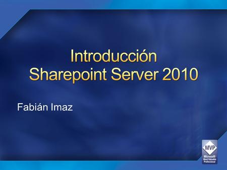 Fabián Imaz. Arquitectura de servidor e instalación Administración Central Arquitectura de Servicios Sincronización de perfiles Cuentas administrativas.