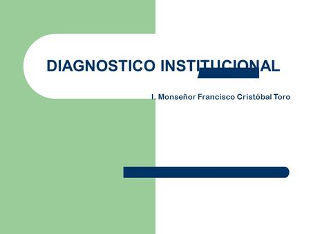 DIAGNOSTICO INSTITUCIONAL