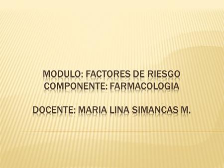 HISTORIA DE LA FARMACOLOGIA