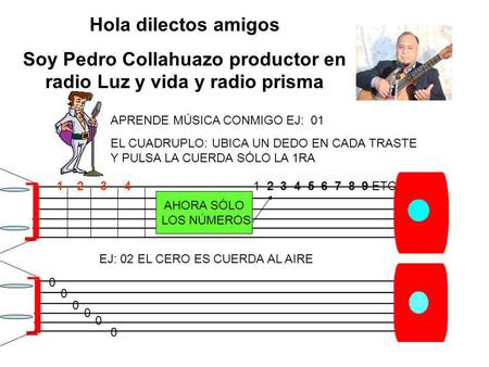 Soy Pedro Collahuazo productor en radio Luz y vida y radio prisma