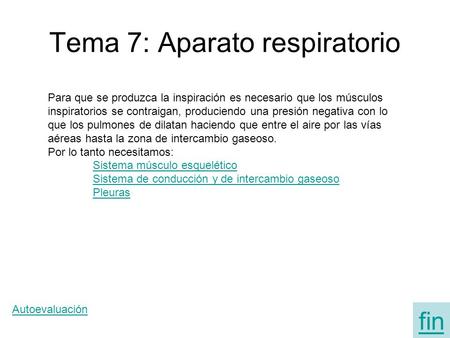 Tema 7: Aparato respiratorio