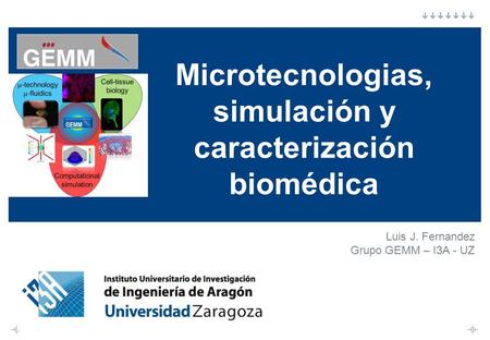 Microtecnologias, simulación y caracterización biomédica