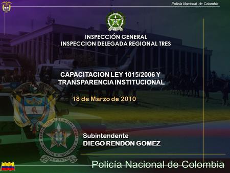 INSPECCION DELEGADA REGIONAL TRES TRANSPARENCIA INSTITUCIONAL