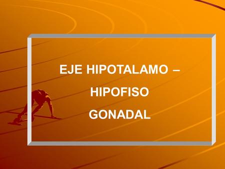 EJE HIPOTALAMO – HIPOFISO GONADAL.