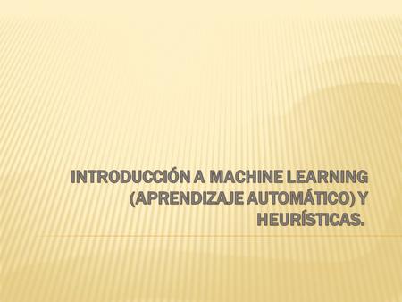 Definición Machine learning traducido al español significa el aprendizaje automático o también aprendizaje de las maquinas. A partir de esto podemos darle.