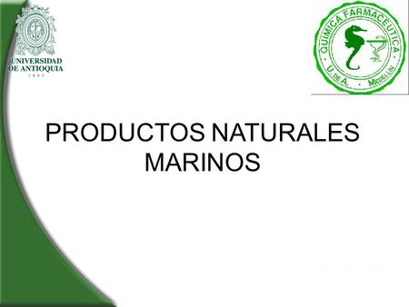PRODUCTOS NATURALES MARINOS