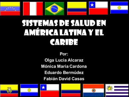 Sistemas de Salud en América Latina y el Caribe