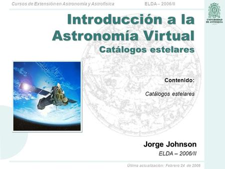 Introducción a la Astronomía Virtual