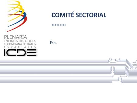 COMITÉ SECTORIAL ……… Por:. Miembros del comité sectorial.