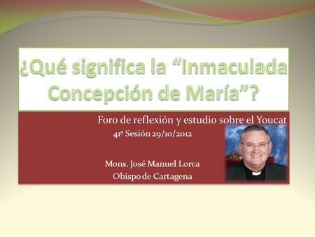 ¿Qué significa la “Inmaculada Concepción de María”?