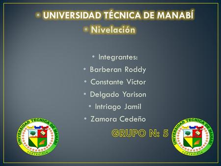UNIVERSIDAD TÉCNICA DE MANABÍ