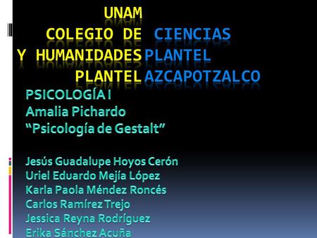 UNAM COLEGIO DE Y HUMANIDADES PLANTEL