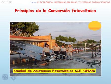 Principios de la Conversión fotovoltaica