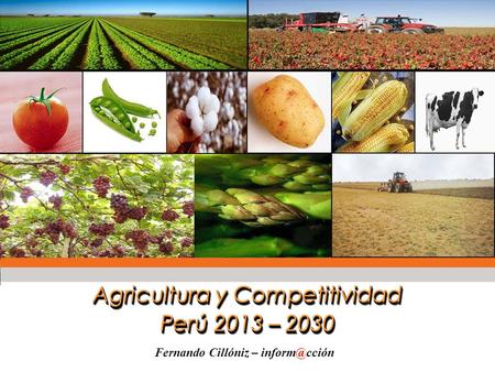 Agricultura y Competitividad
